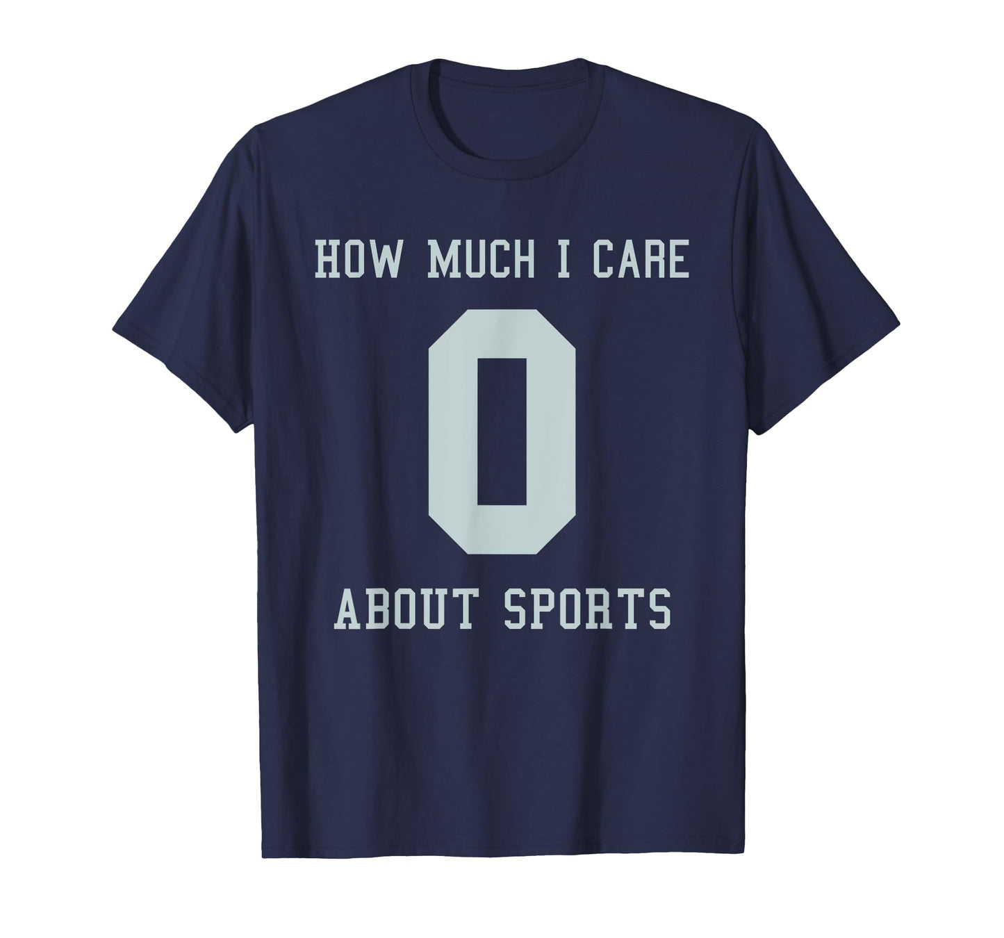 Funny Sports Jersey T-Shirt Costume For Anti Sport People T-Shirt