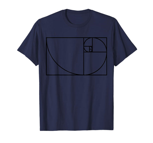 Sheldon Nerdy Golden Spiral Math Teacher Student Gift Men Women Girls Kids T-Shirt