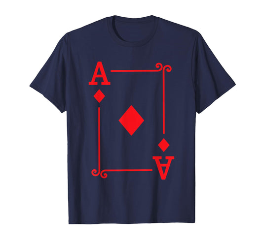 Playing Cards Costume - Ace Diamonds Card - Ace Card T-Shirt
