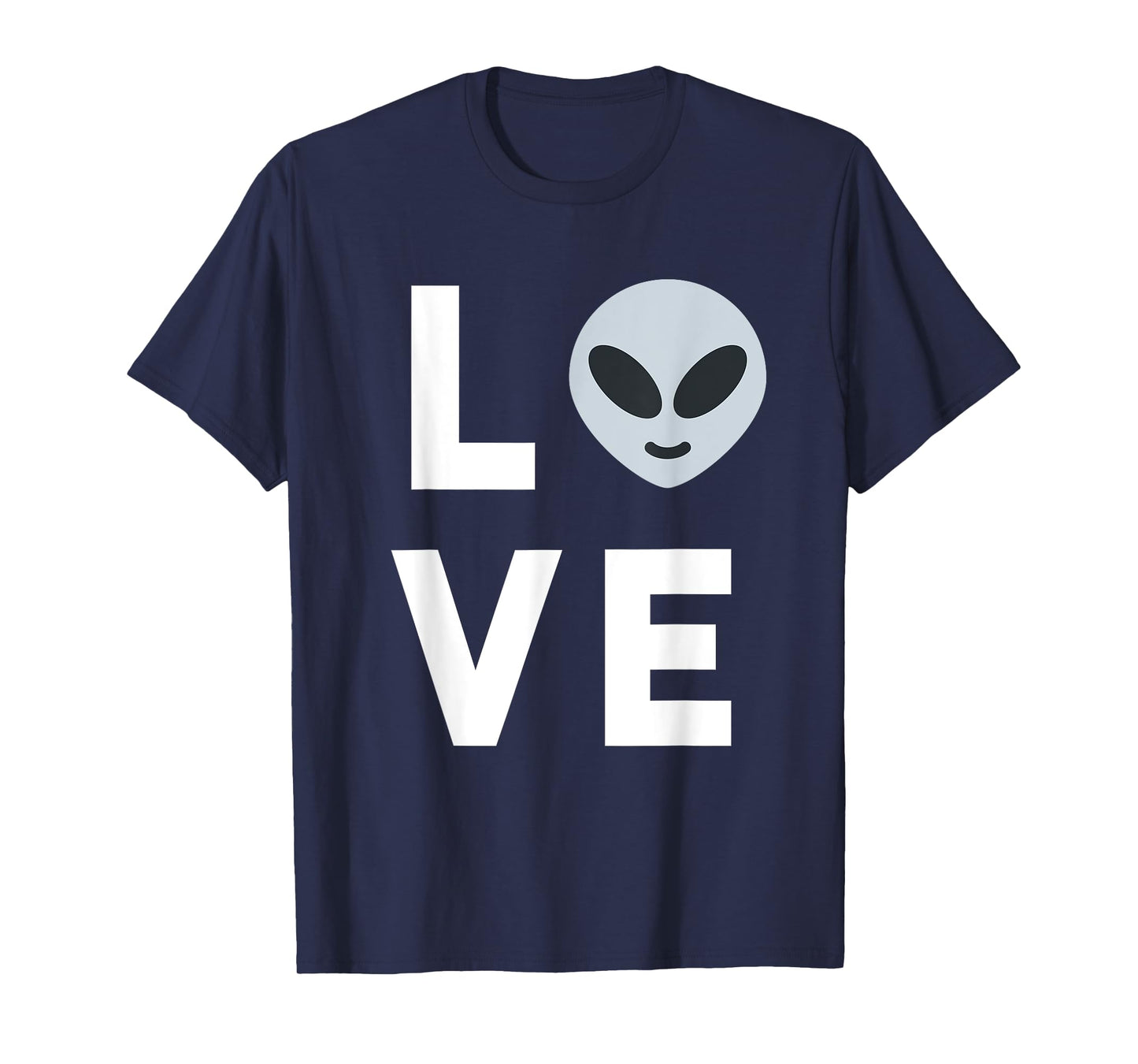 Cute Alien Face T-Shirt | I Love Aliens UFO Kids Gift Ideas T-Shirt