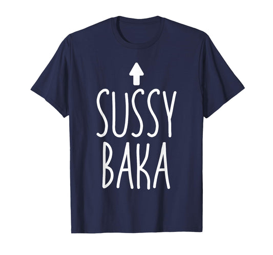 Sussy Baka Sus Arrow Funny Gaming Steamer Meme T-Shirt
