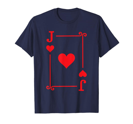 Playing Cards Costume - Jack Hearts Card - Jack Card T-Shirt