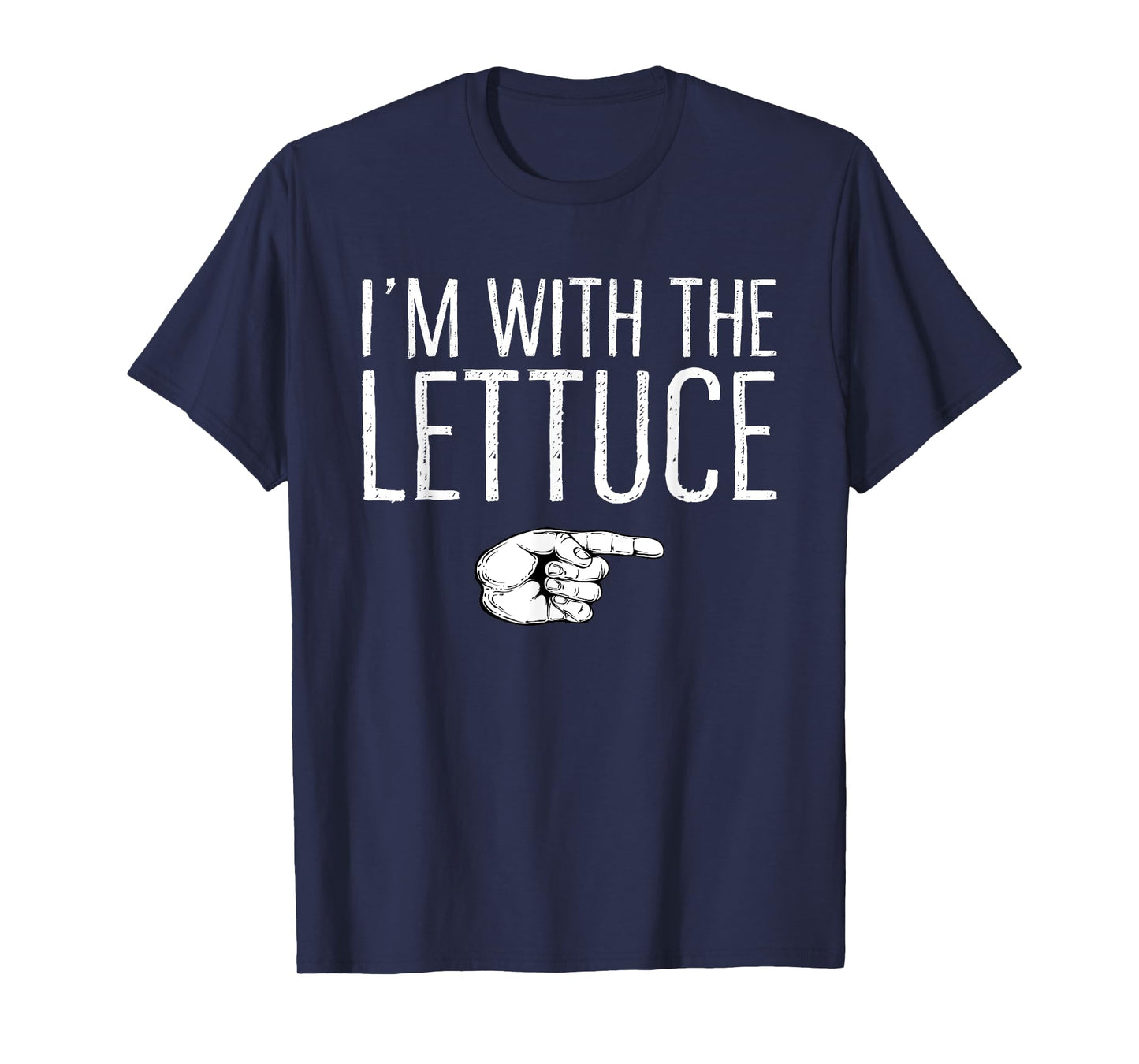I'm With The Lettuce Matching Costume Lazy Halloween Party T-Shirt