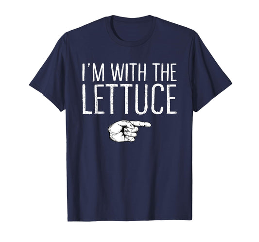 I'm With The Lettuce Matching Costume Lazy Halloween Party T-Shirt