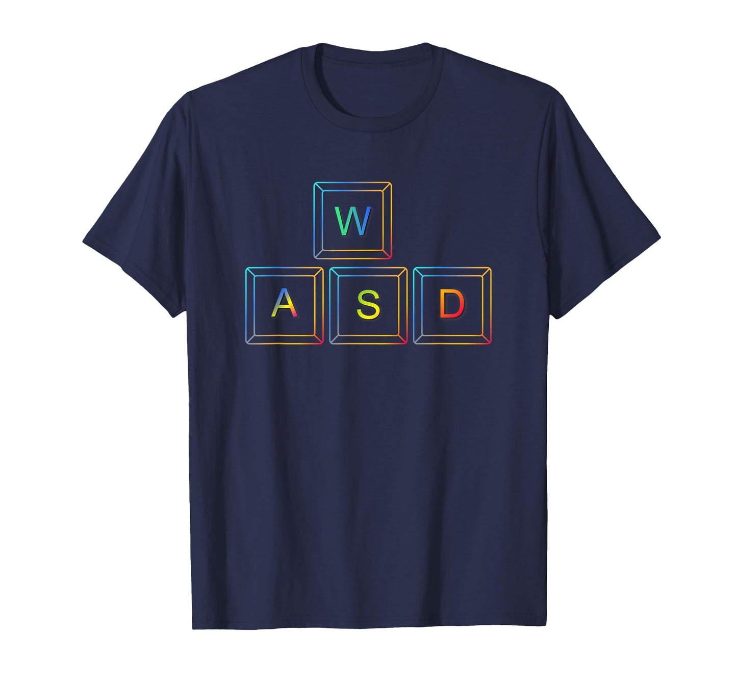 WASD RGB PC Gaming Gift Shirt for Computer Gamers T-Shirt