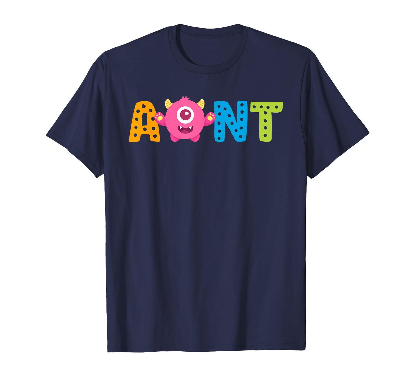 Aunt of the Birthday Monster 1st Birthday Family T-Shirt