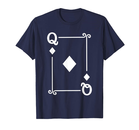 Playing Cards Costume - Queen Diamonds Card - Queen Card T-Shirt