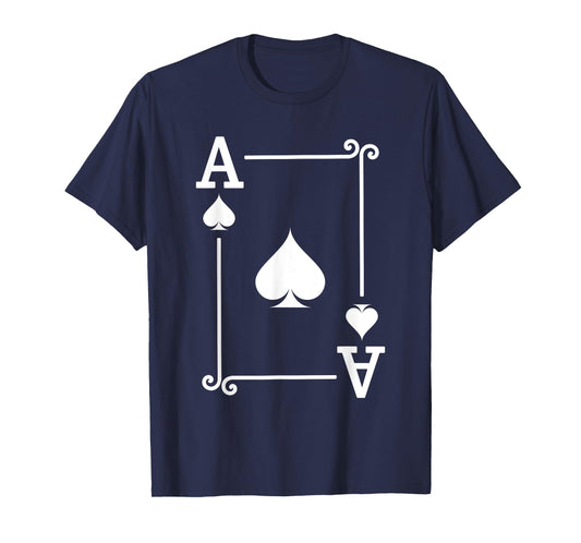 Playing Cards Costume - Ace Spades Card - Ace Card T-Shirt