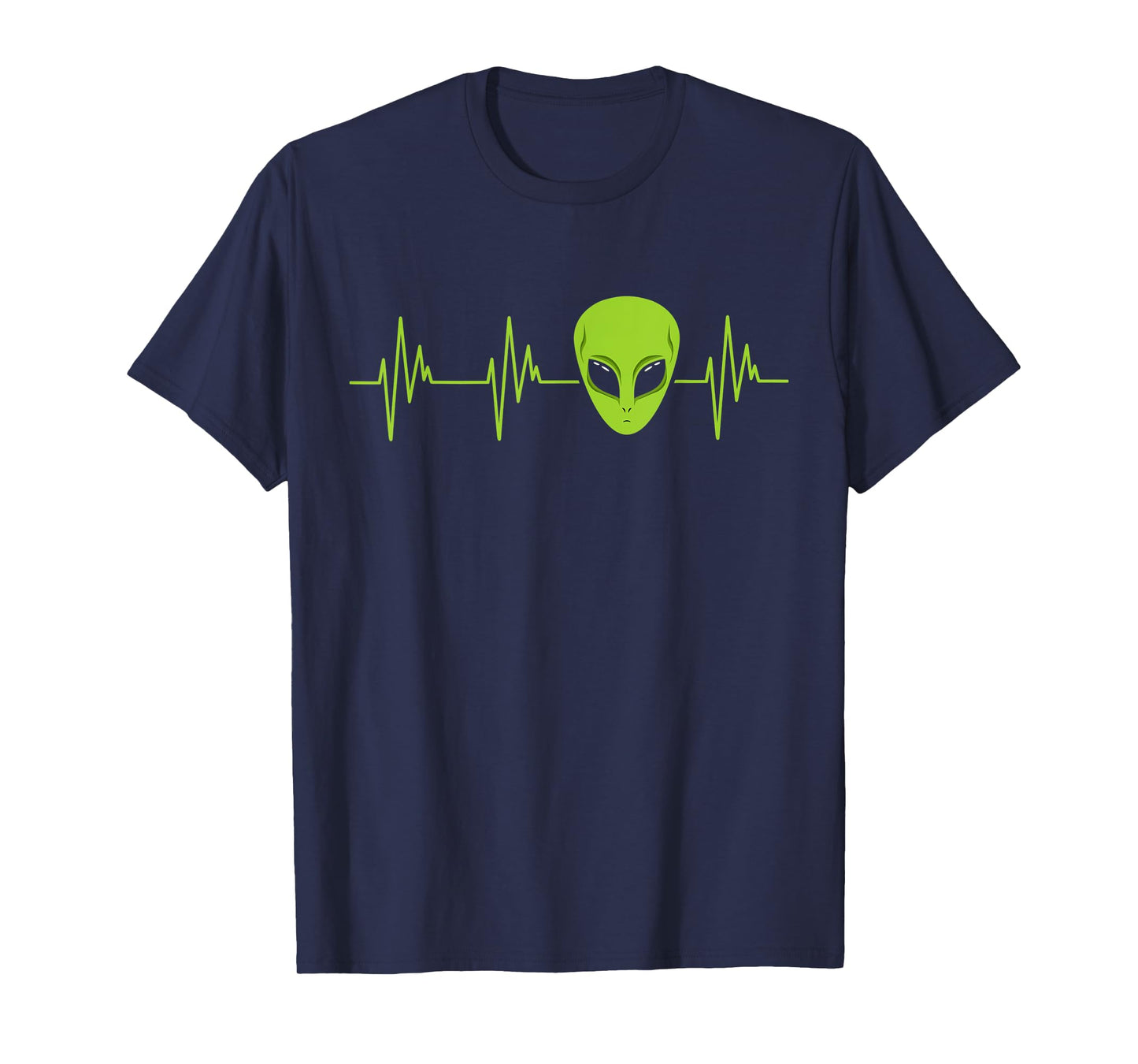 Alien Heartbeat Funny Alien Space Aliens Lover Graphic T-Shirt
