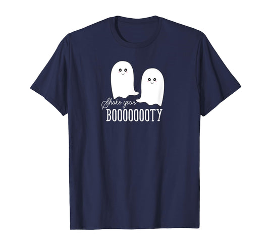 Shake Your Booty Halloween Cute Ghosts Funny T-Shirt
