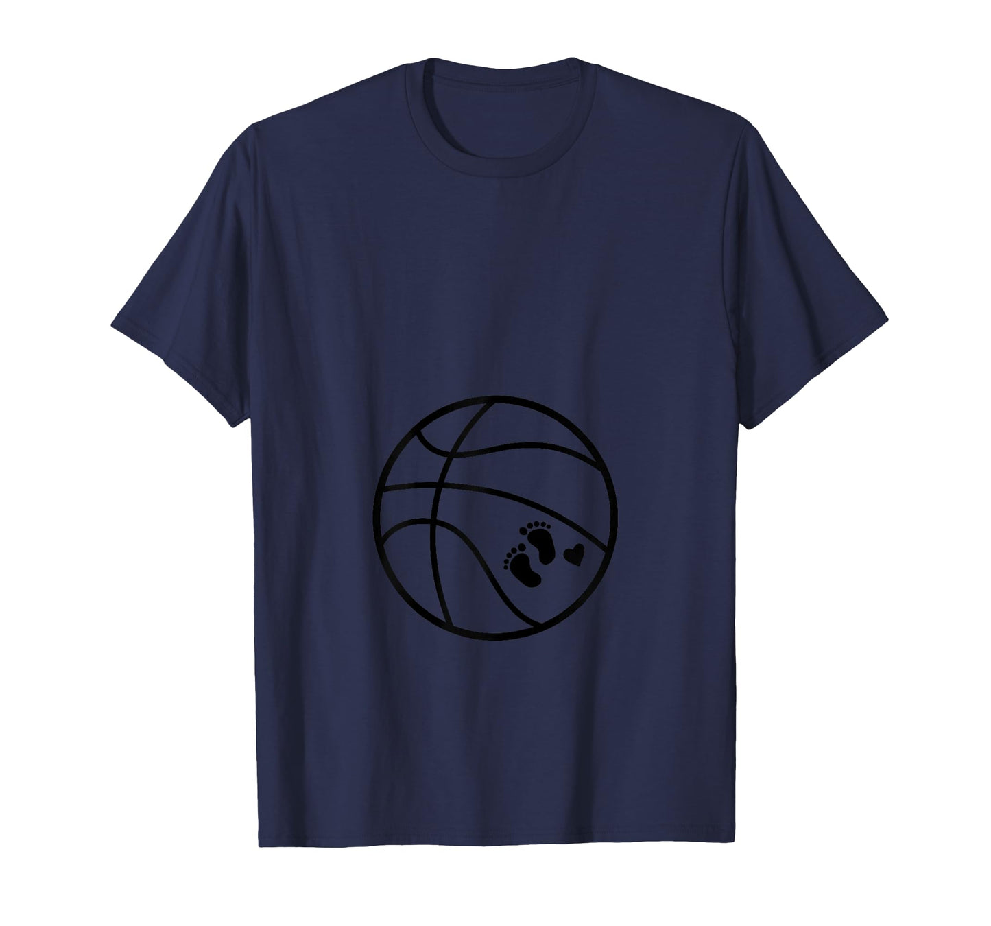Pregnant Basketball Pregnancy Belly Costume for Halloween T-Shirt