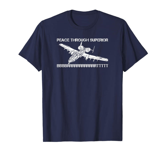 A-10 Warthog Thunderbolt Plane Meme BBBRRRTTT Funny Joke T-Shirt