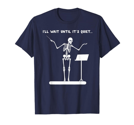 I'll Wait Until It's Quiet...Halloween Spooky Teacher Funny T-Shirt