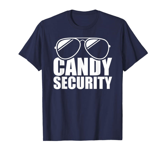 Candy Security Funny Easy Halloween Costume Adult T-Shirt