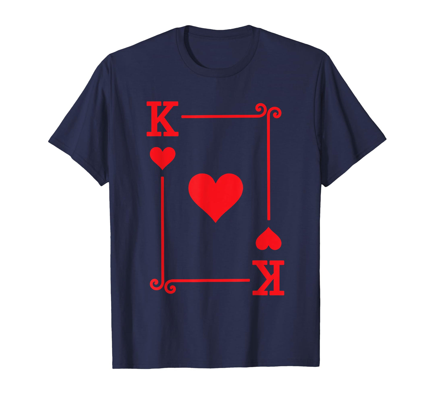 King Hearts Card Costume - Playing Cards - King Hearts T-Shirt