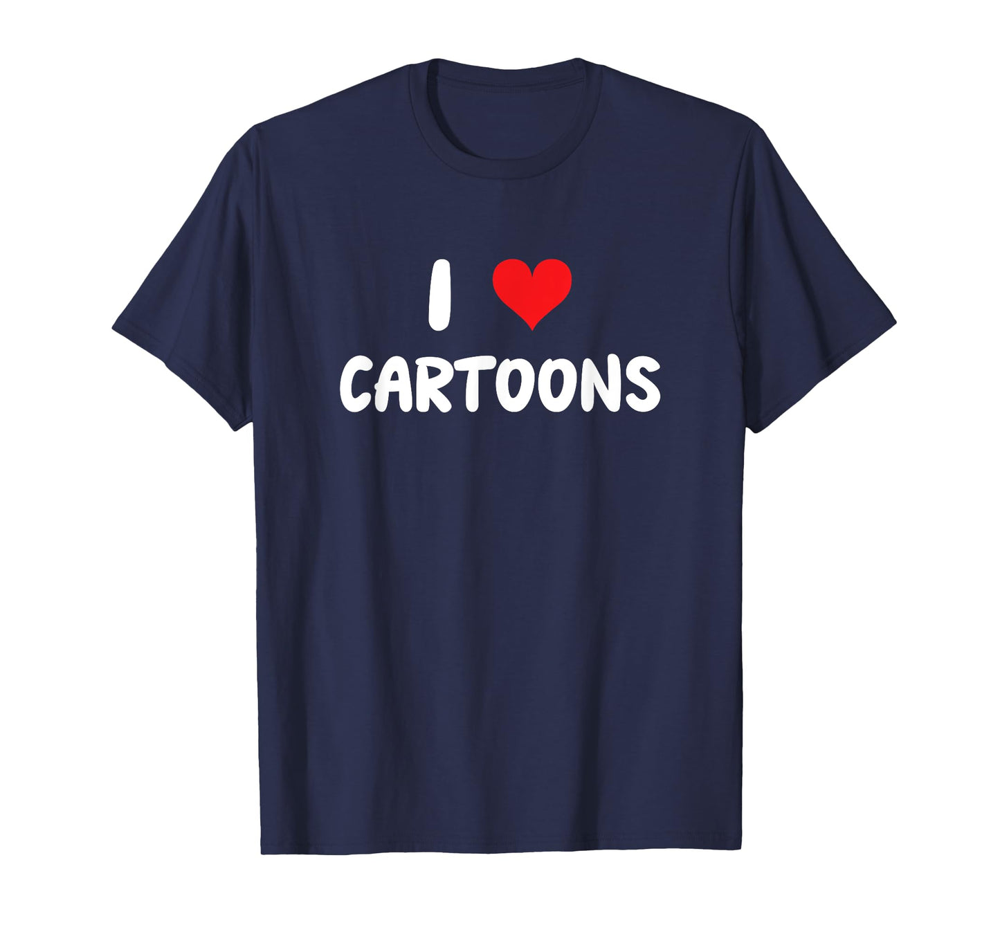 I Love Cartoons - Heart - Artist Comic Strip Newspaper T-Shirt