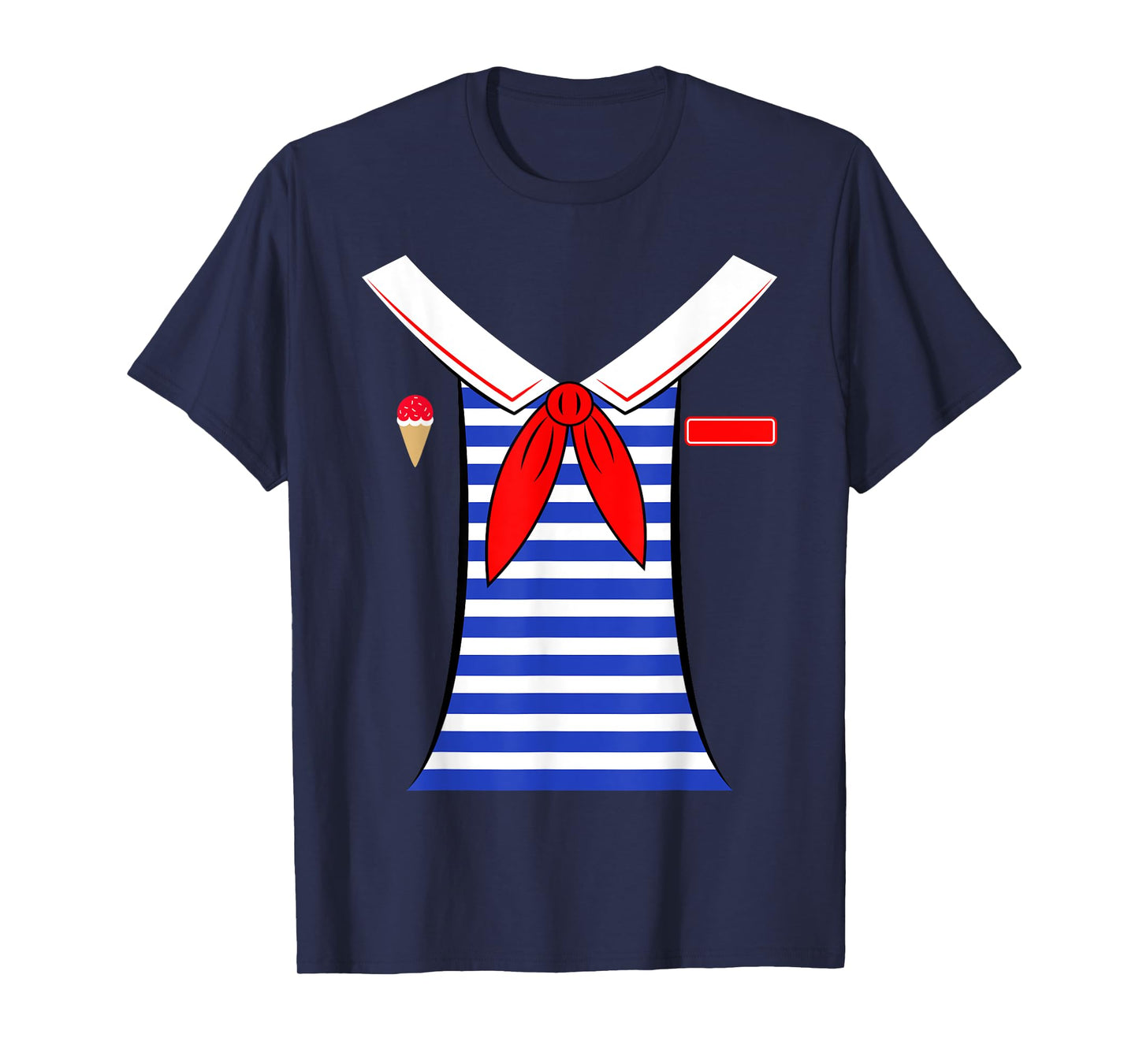 Funny Ice Cream Parlor Scoops Ahoy Costume Men Women Gift T-Shirt