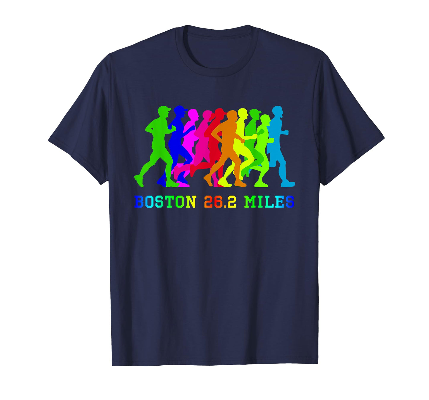 Boston 26.2 Miles Marathon 2020 Running Run Gift T-Shirt