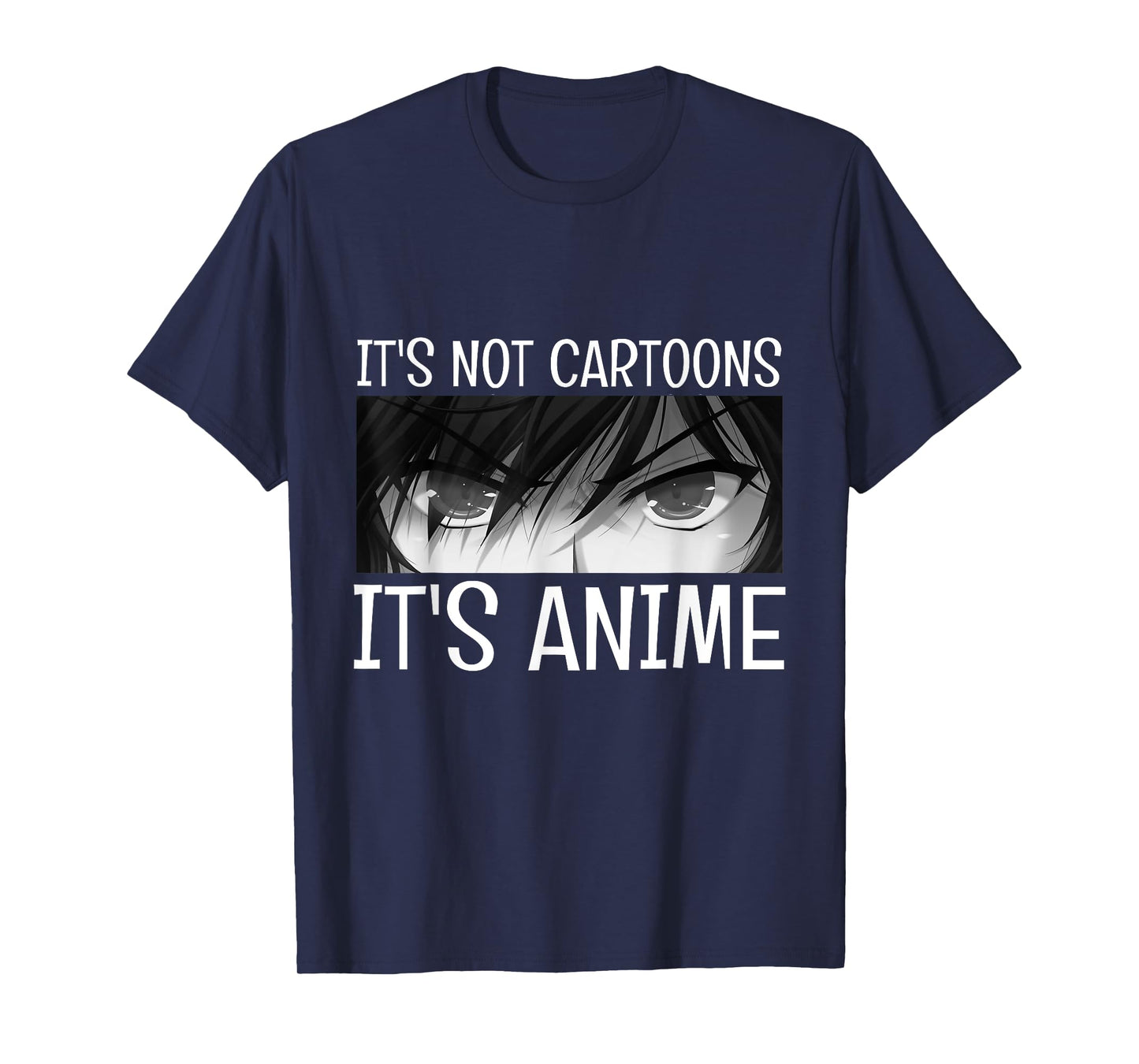 It's Not Cartoons It's Anime Cute Anime Girl Anime Lover T-Shirt