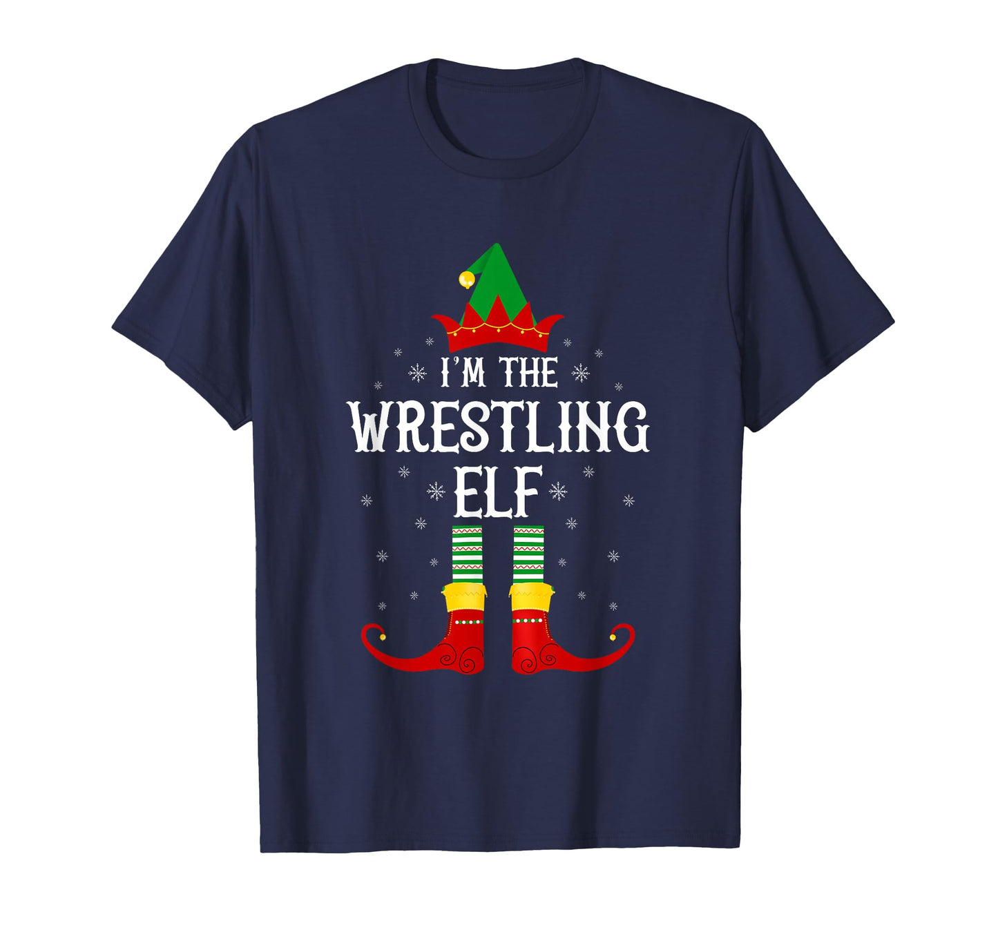 I'm the Wrestling Elf Family Matching Christmas T-Shirt