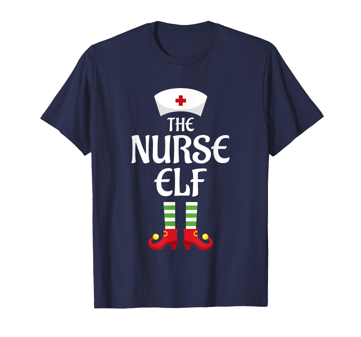 Nurse Elf Family Matching Group Christmas T-Shirt
