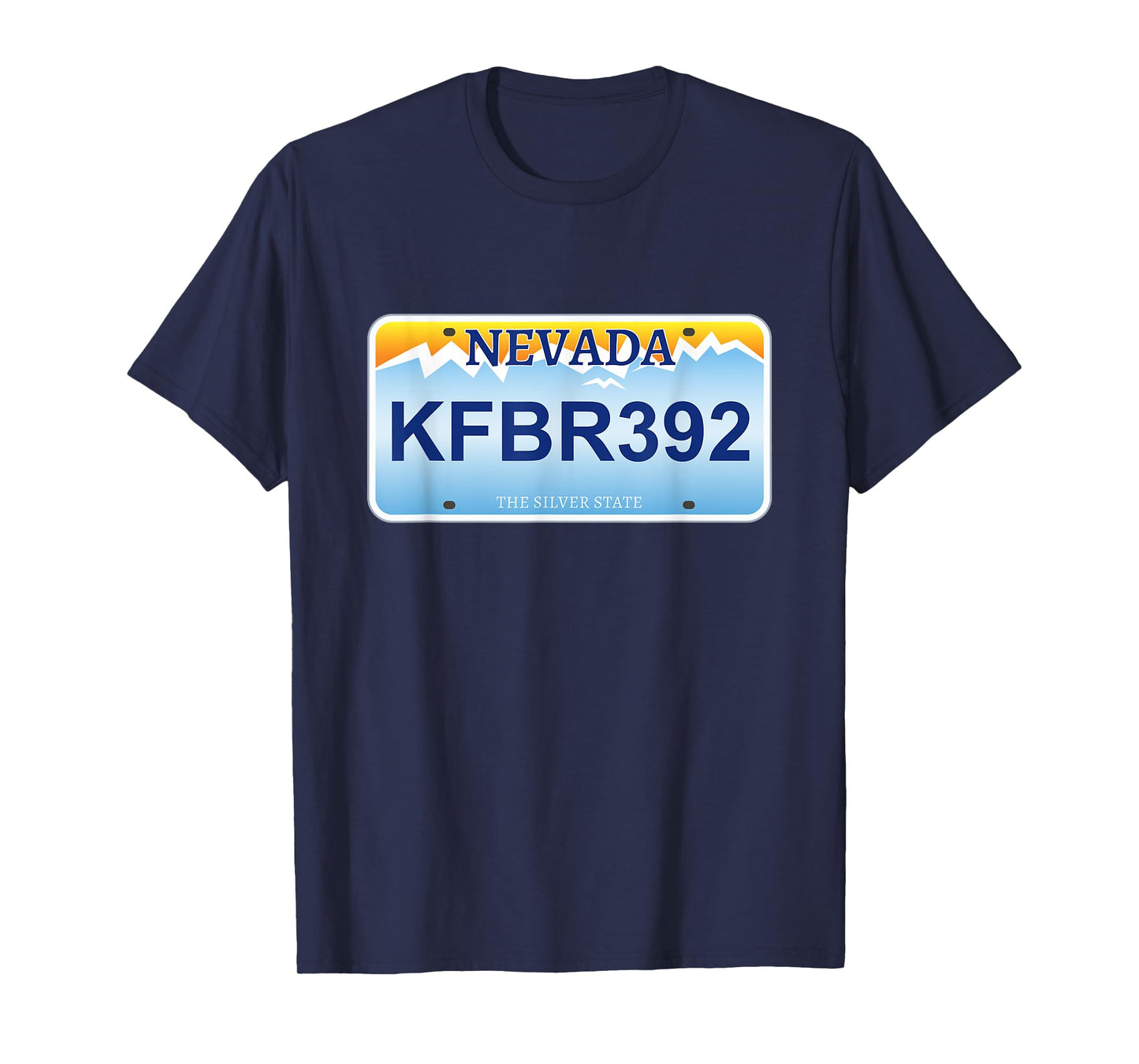 KFBR392 Nevada License Plate Funny Movie Reference T-Shirt