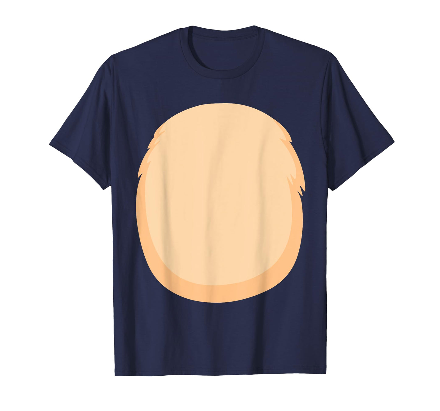 Bear Belly Costume for Halloween Furry Cartoon Stomach Brown T-Shirt