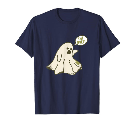 Oh Sheet, Ghost of Halloween Costume Fun T-Shirt