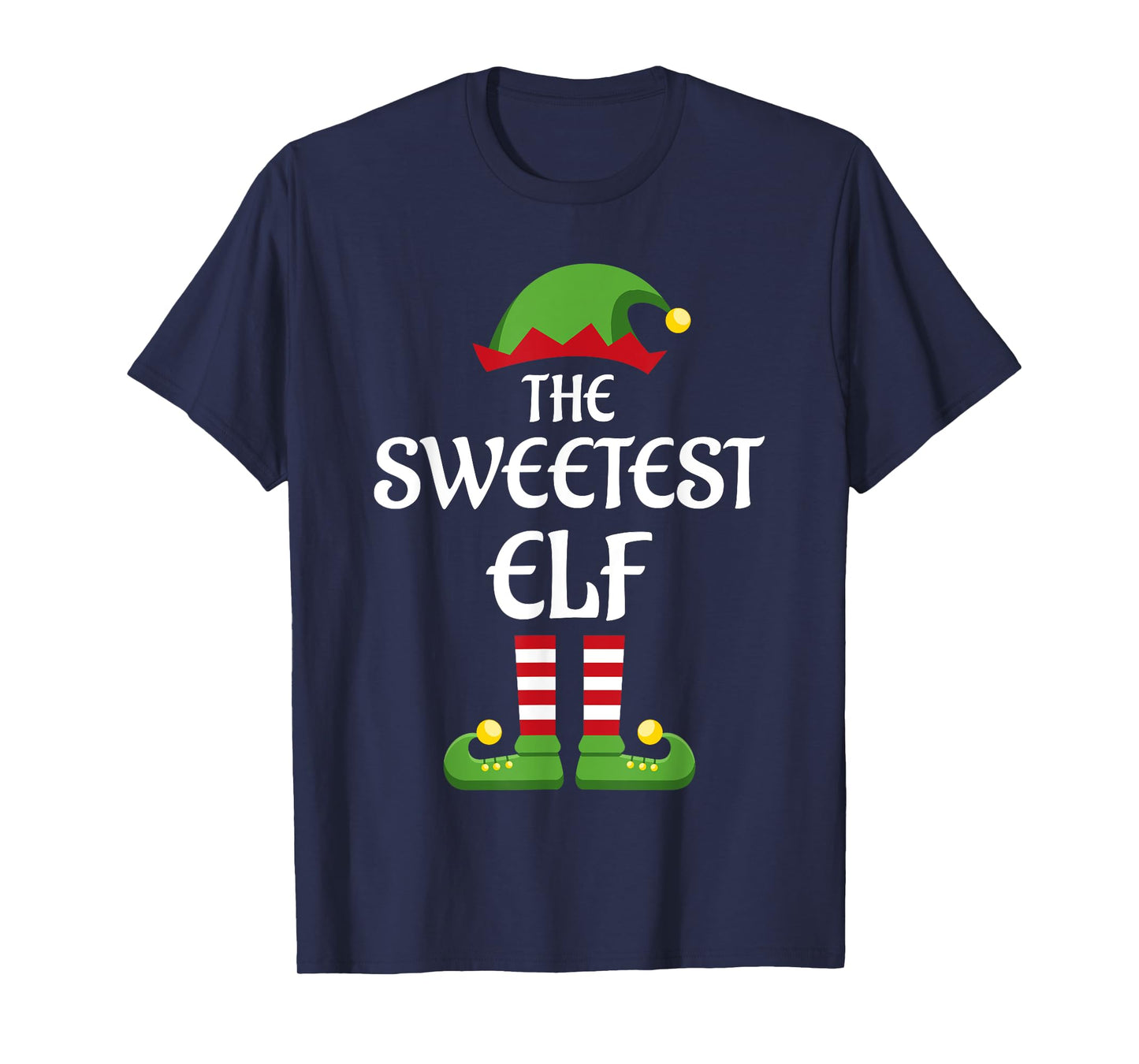 Sweetest Elf Family Matching Group Christmas T-Shirt
