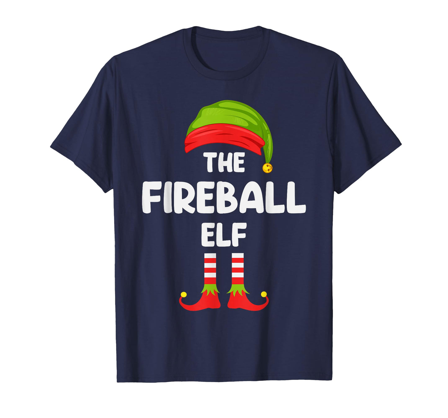Fireball Elf Matching Family Christmas T-Shirt