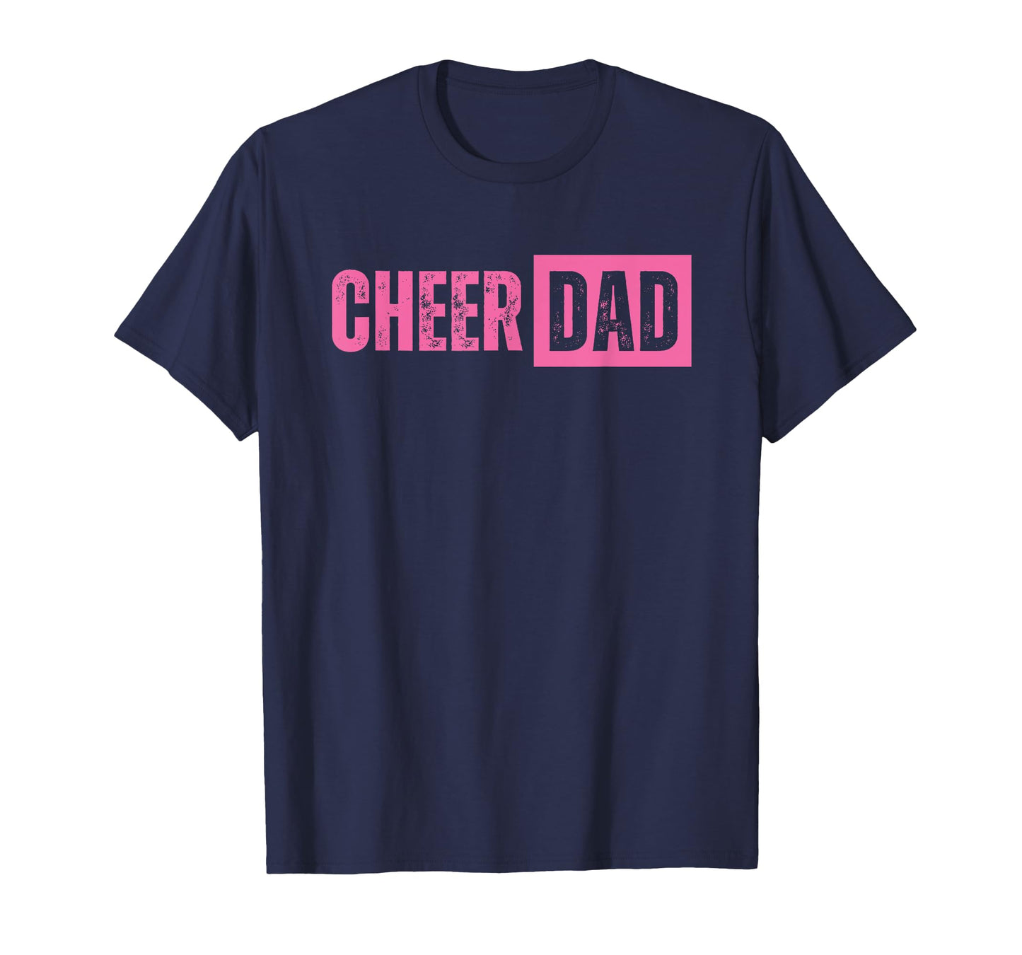 Cheer Dad Pink Cheerleading T-Shirt