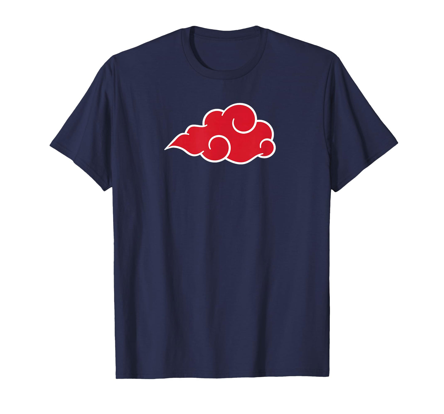 Red Cloud Anime Style Japanese Manga Comic Style Pattern T-Shirt