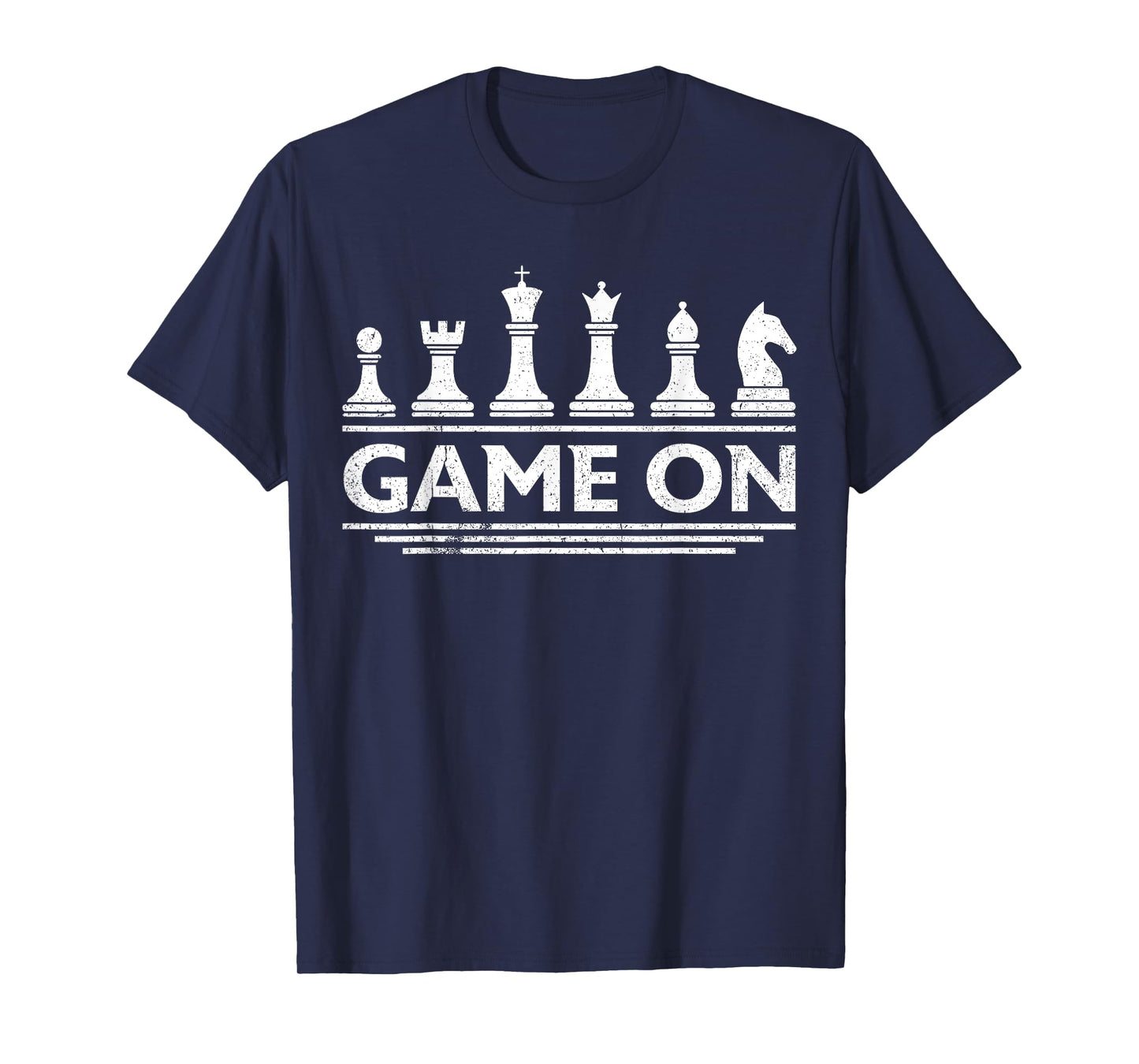 Game On Chess Pieces Funny Board Game Themed Gift Men Kids T-Shirt