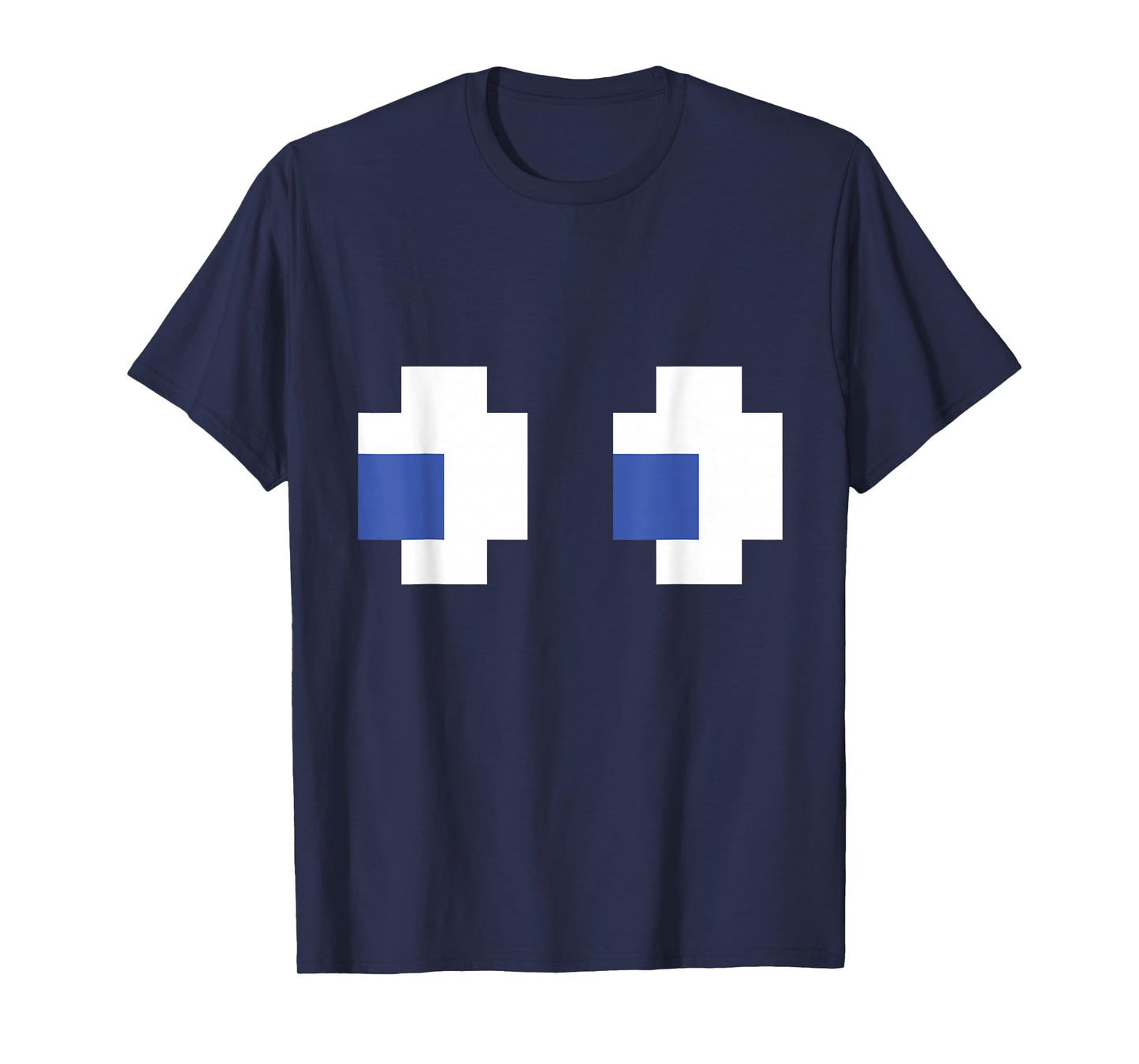 Retro 80s Arcade Game Ghost 8 bit Halloween Group Costume T-Shirt