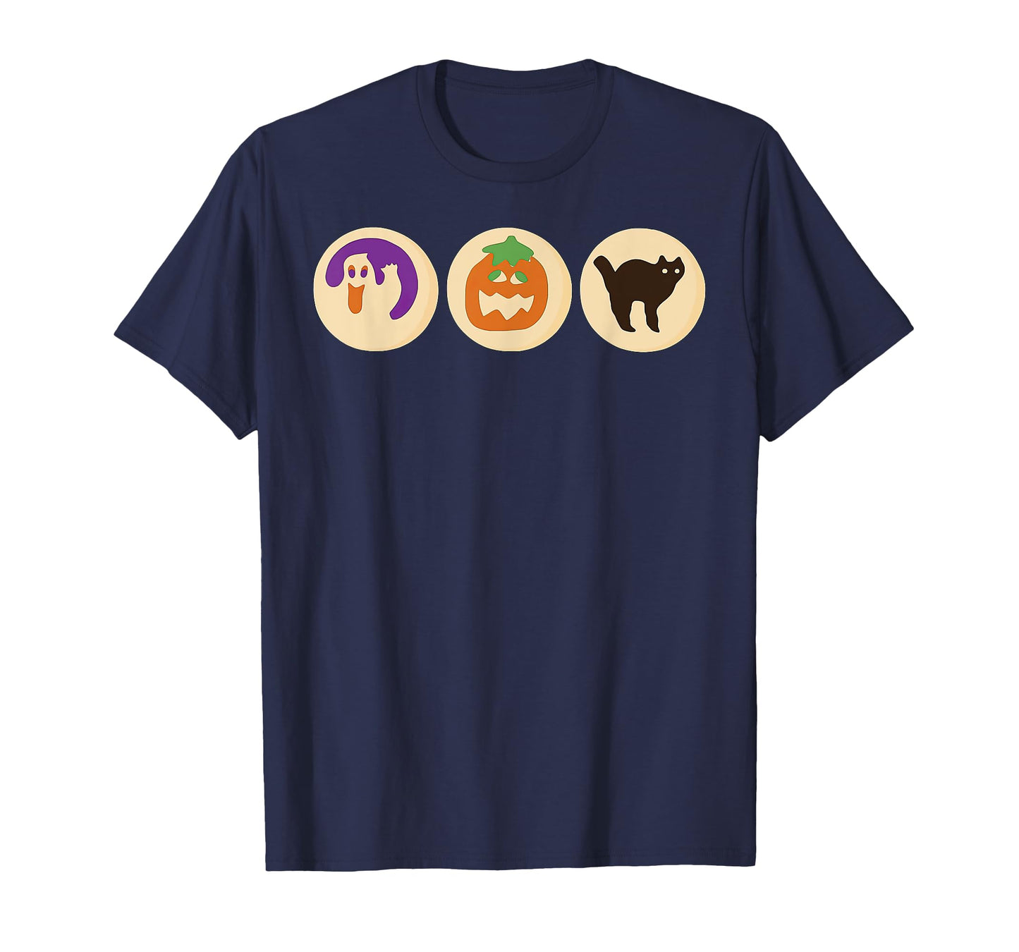 Halloween Spooky Season Cat Pumpkin Boo Ghost T-Shirt