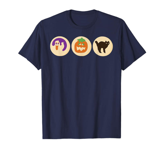 Halloween Spooky Season Cat Pumpkin Boo Ghost T-Shirt