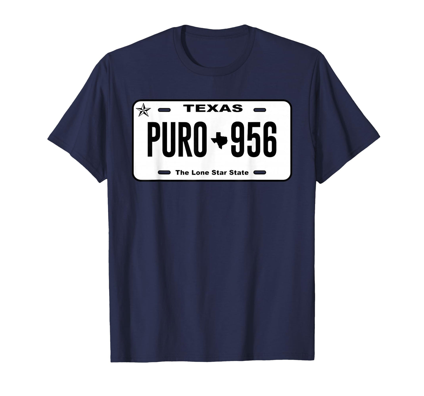 Puro 956 Texas License Plate T-Shirt