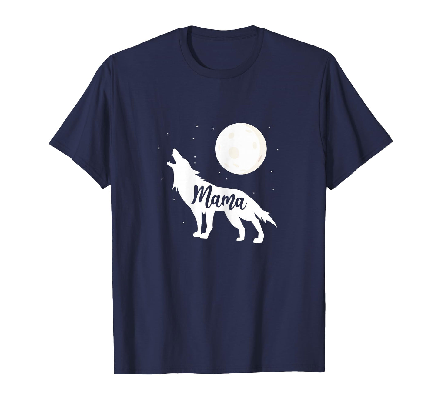 Mama Wolf Wolves Full Moon Mother's Day T-Shirt