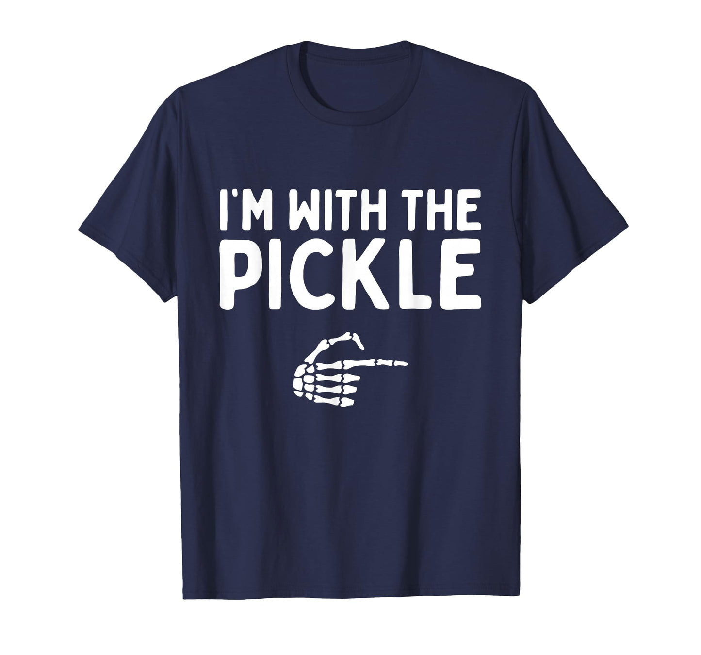 I'm With The Pickle Funny Halloween Costume Matching Couples T-Shirt