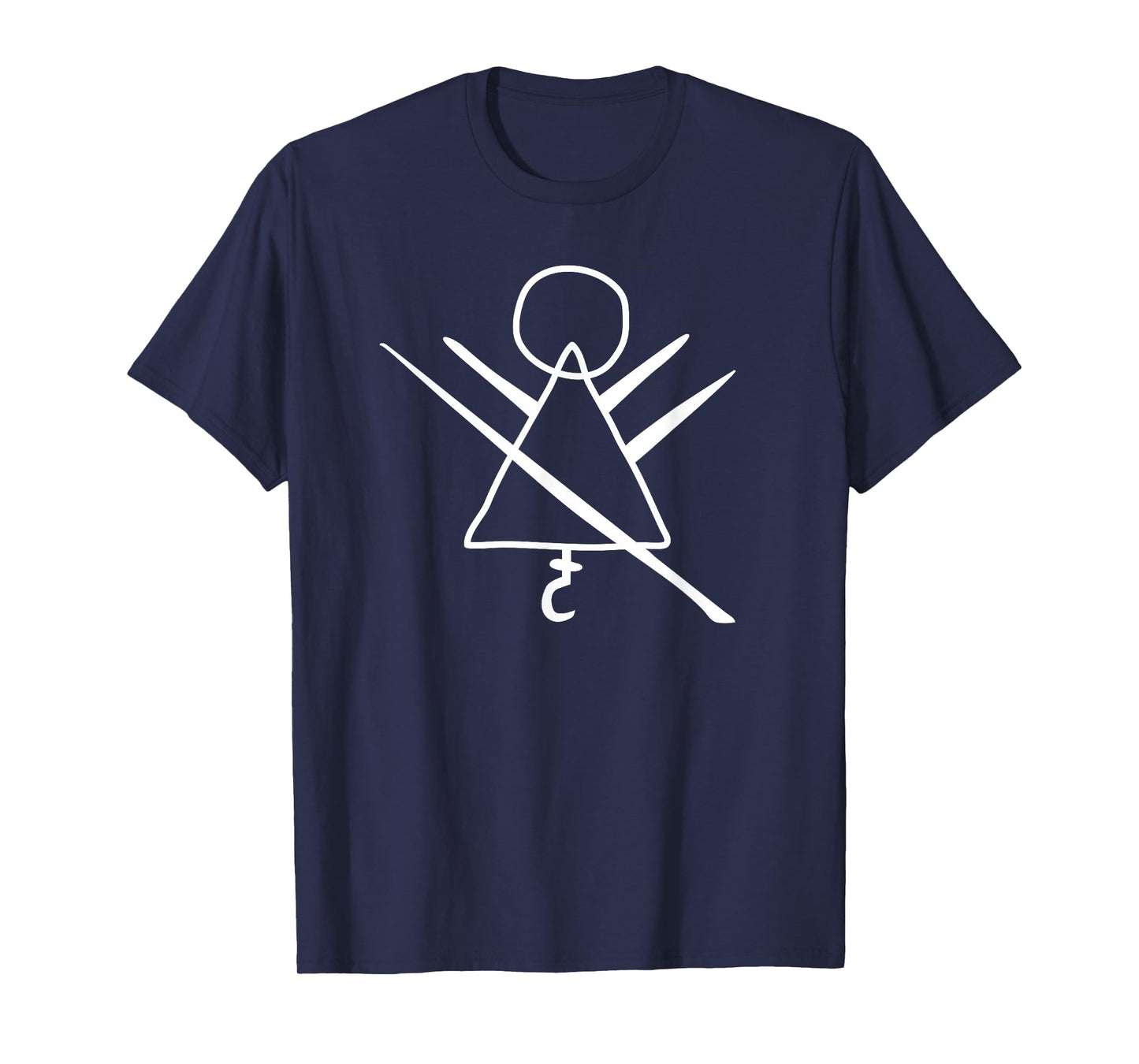 Yellowjackets Secret Ritual Center Rune White Icon T-Shirt