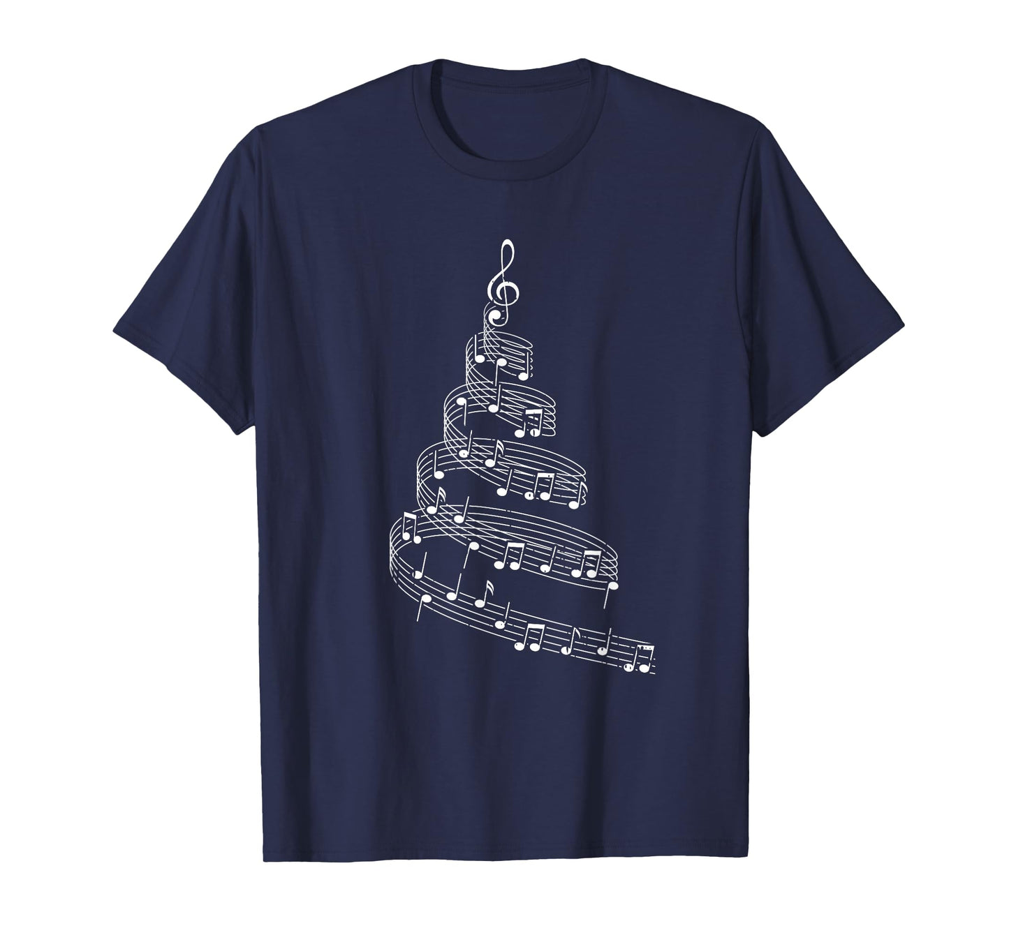 Music Note Christmas Tree X-mas Pajama Musician T-Shirt