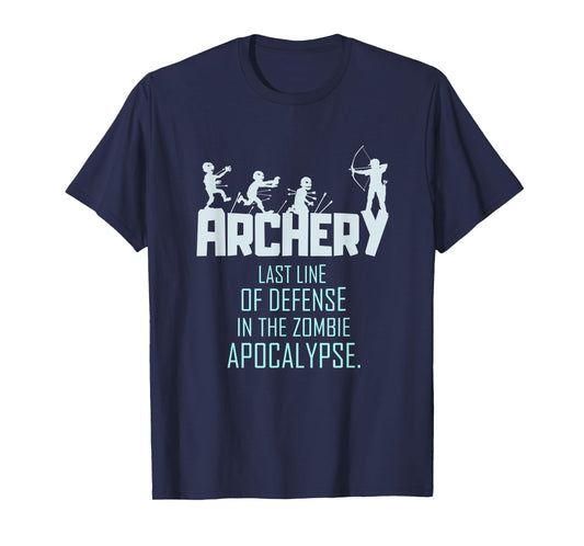 Funny Zombie Archery Gift Shirt Mens Womens Bow Archer T-Shirt