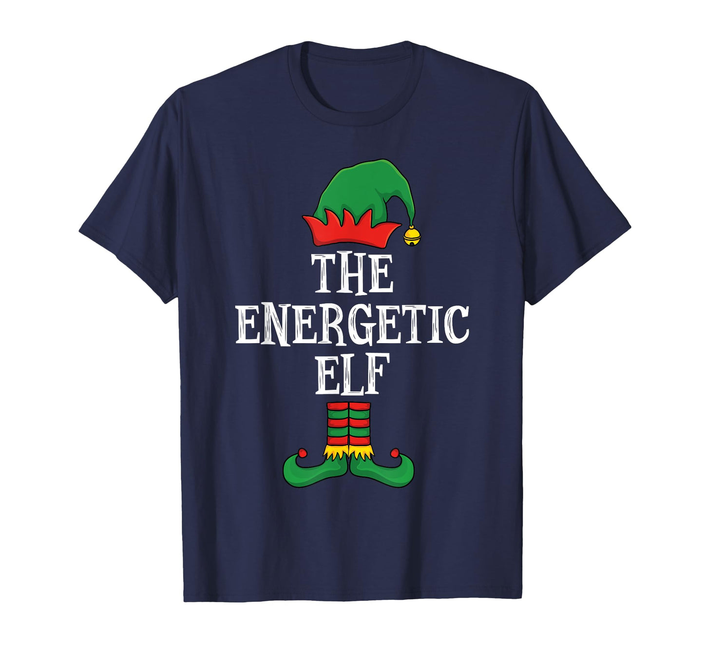 Matching Family Group Funny I'm The Energetic Elf Christmas T-Shirt
