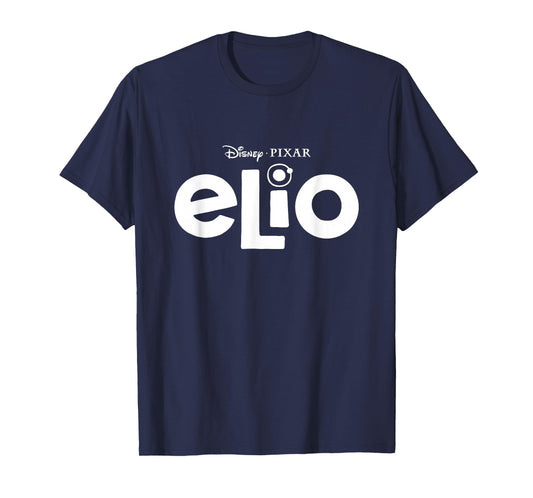 Disney Pixar Elio Stylized Text Movie Logo T-Shirt