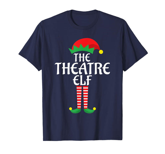 Theatre Elf Christmas Theme Holiday Family Group Matching T-Shirt