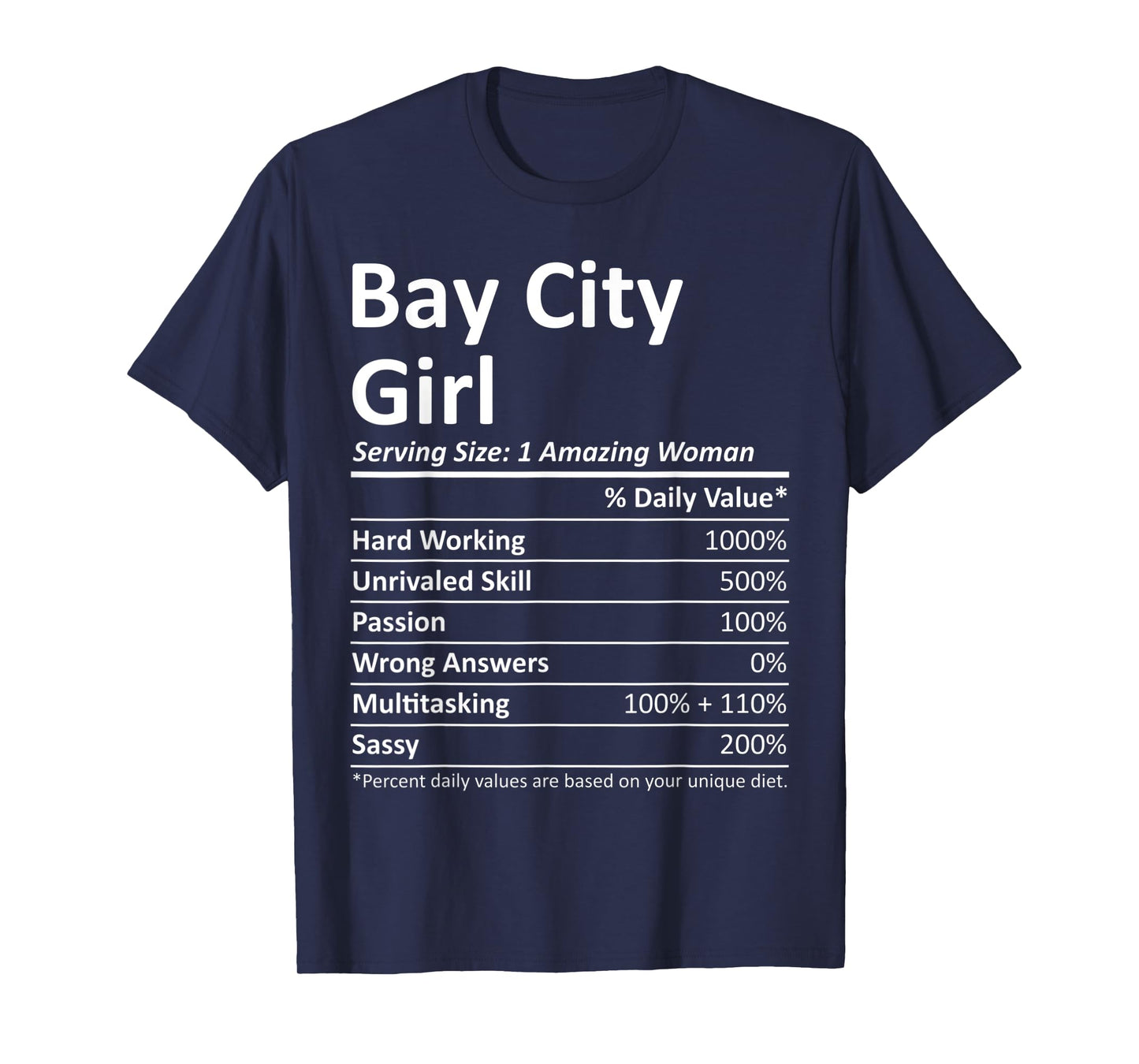 BAY CITY GIRL TX TEXAS Funny City Home Roots USA Gift T-Shirt