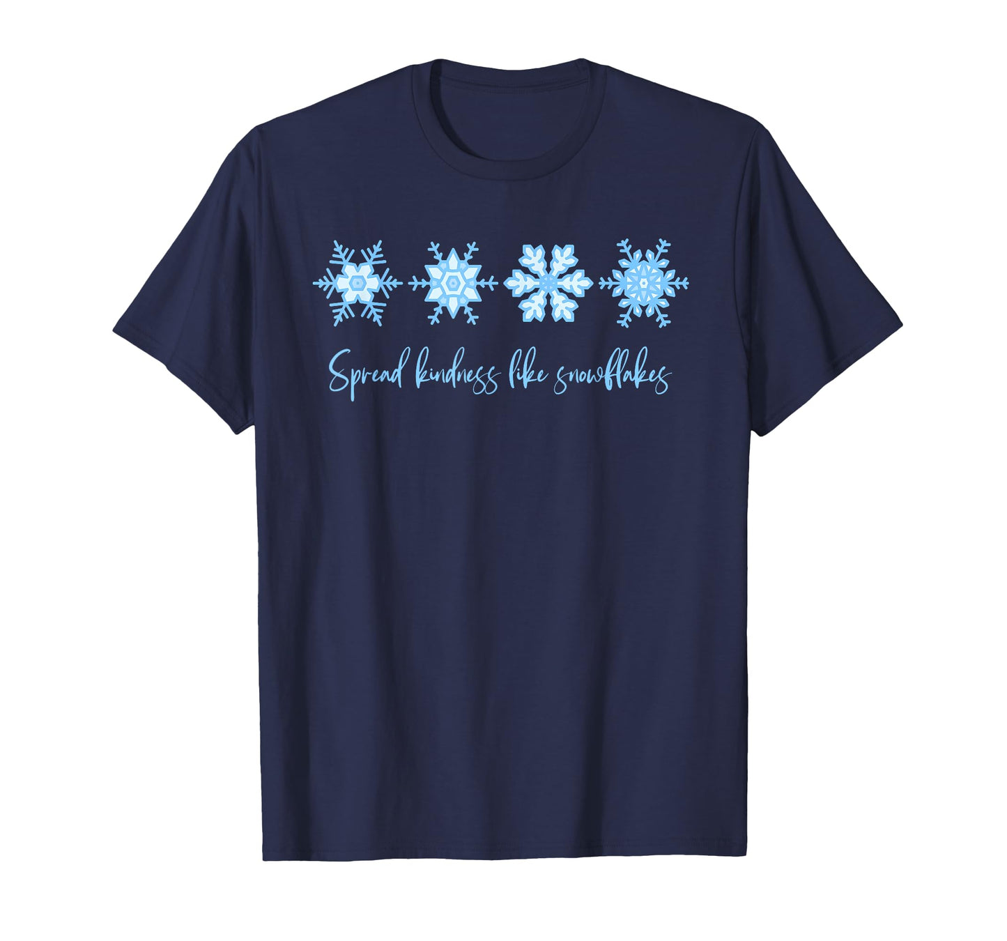 Spread Kindness Like Snowflakes Christmas Mental Health T-Shirt
