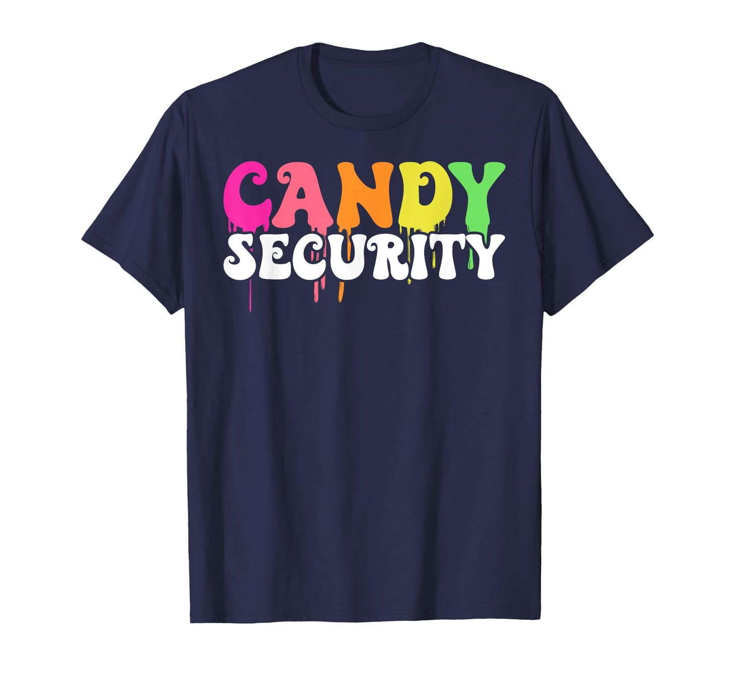 Funny Candy Security Halloween Costume Parents T-Shirt