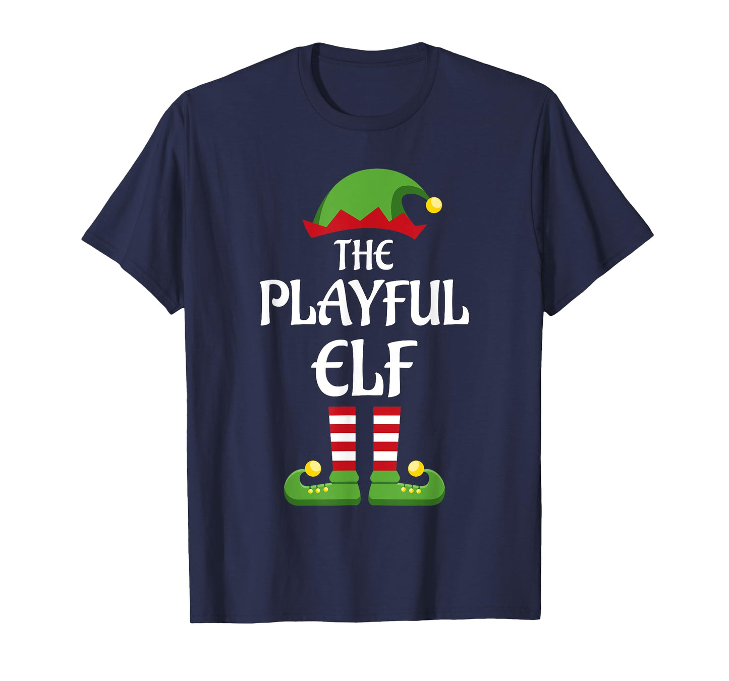 Playful Elf Family Matching Group Christmas T-Shirt