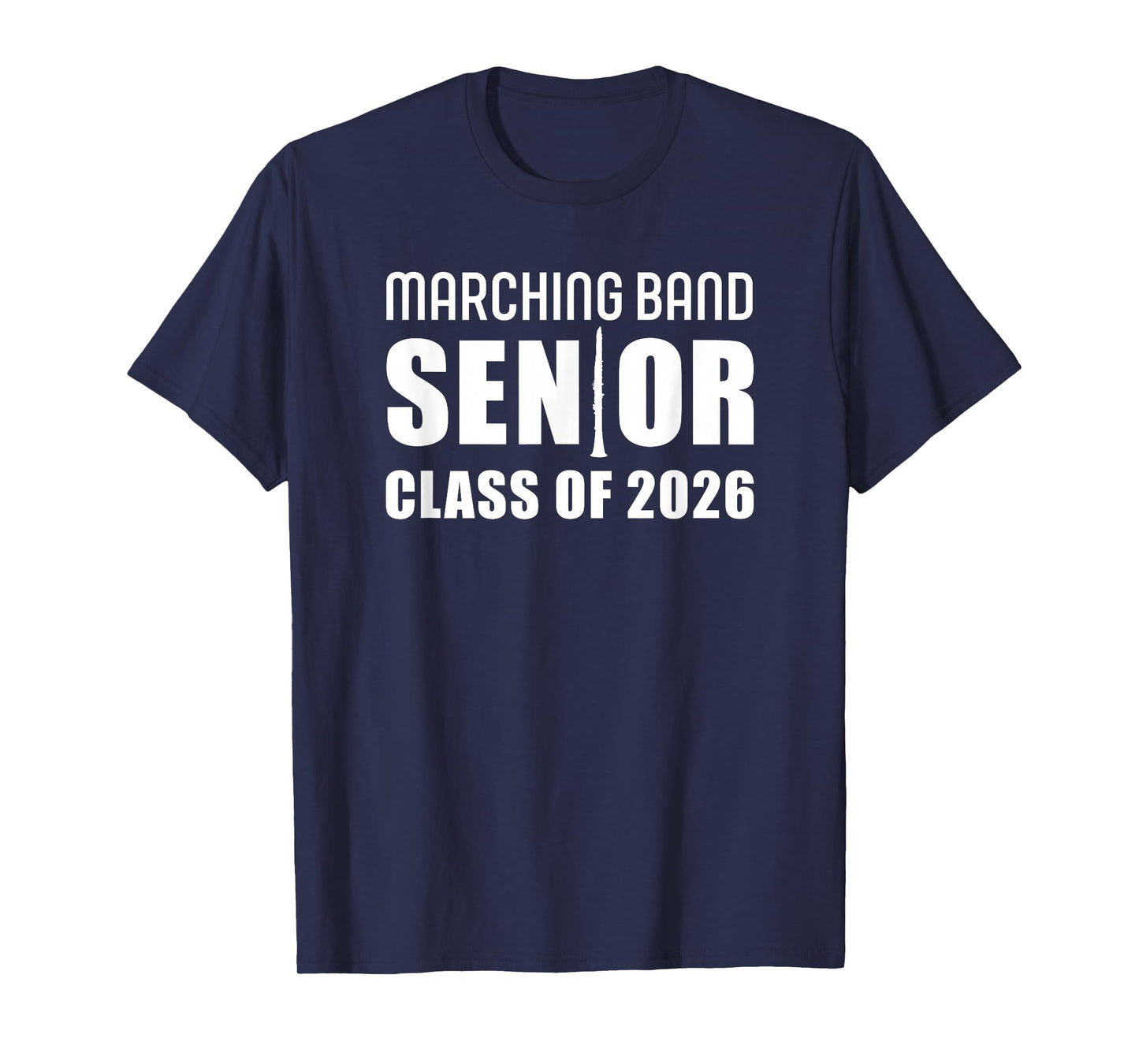 2026 Senior Clarinet Player Class of 2026 Marching Band T-Shirt